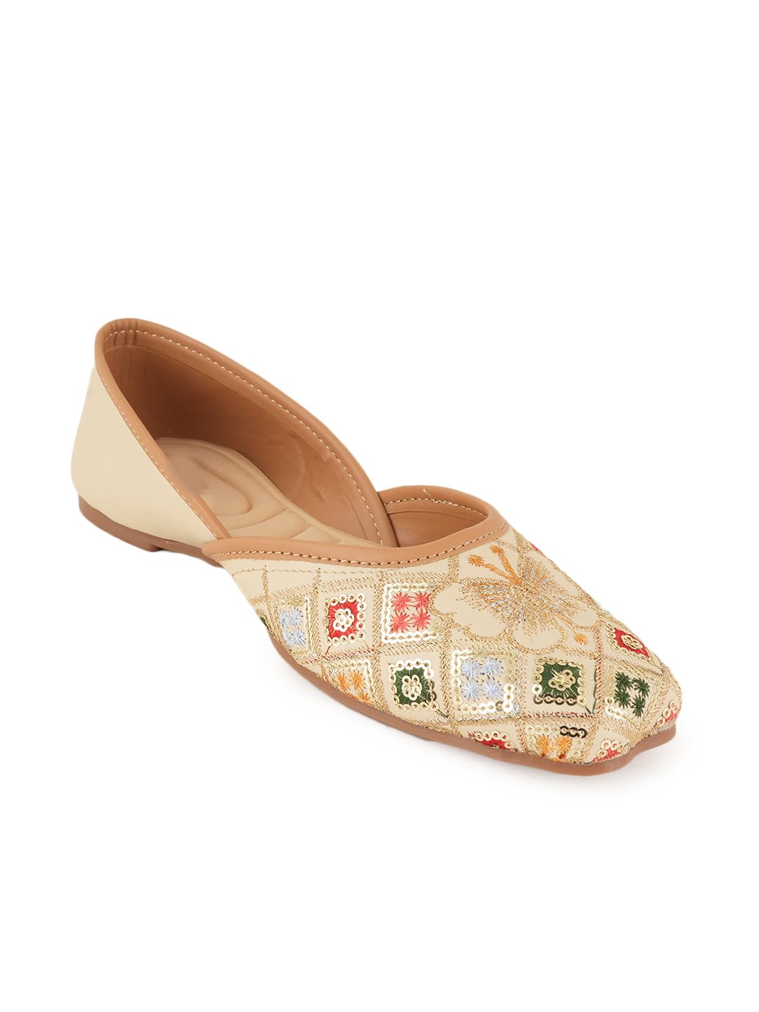 sapatos Women Embellished Ethnic Mojaris Flats-picture-28