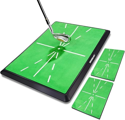 BIRDIEBLAST Alfombrilla de golf profesional para entrenamiento en interiores y exteriores