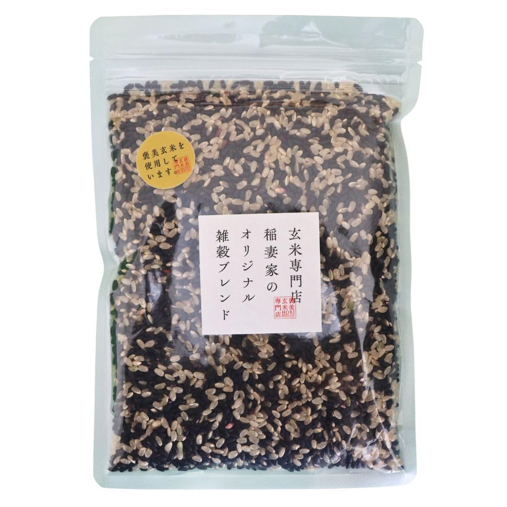 稲妻家 白米に混ぜて簡単 黒米ブレンド 300g 国産 雑穀米 グルテンフリー…