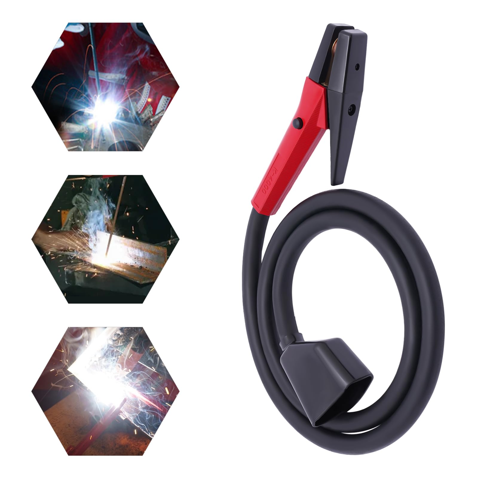 GMSLuu K4000 Carbon Arc Air Gouging Torch,Welding Knight Heavy Duty with 7' Cable for Welding and Metalworking.