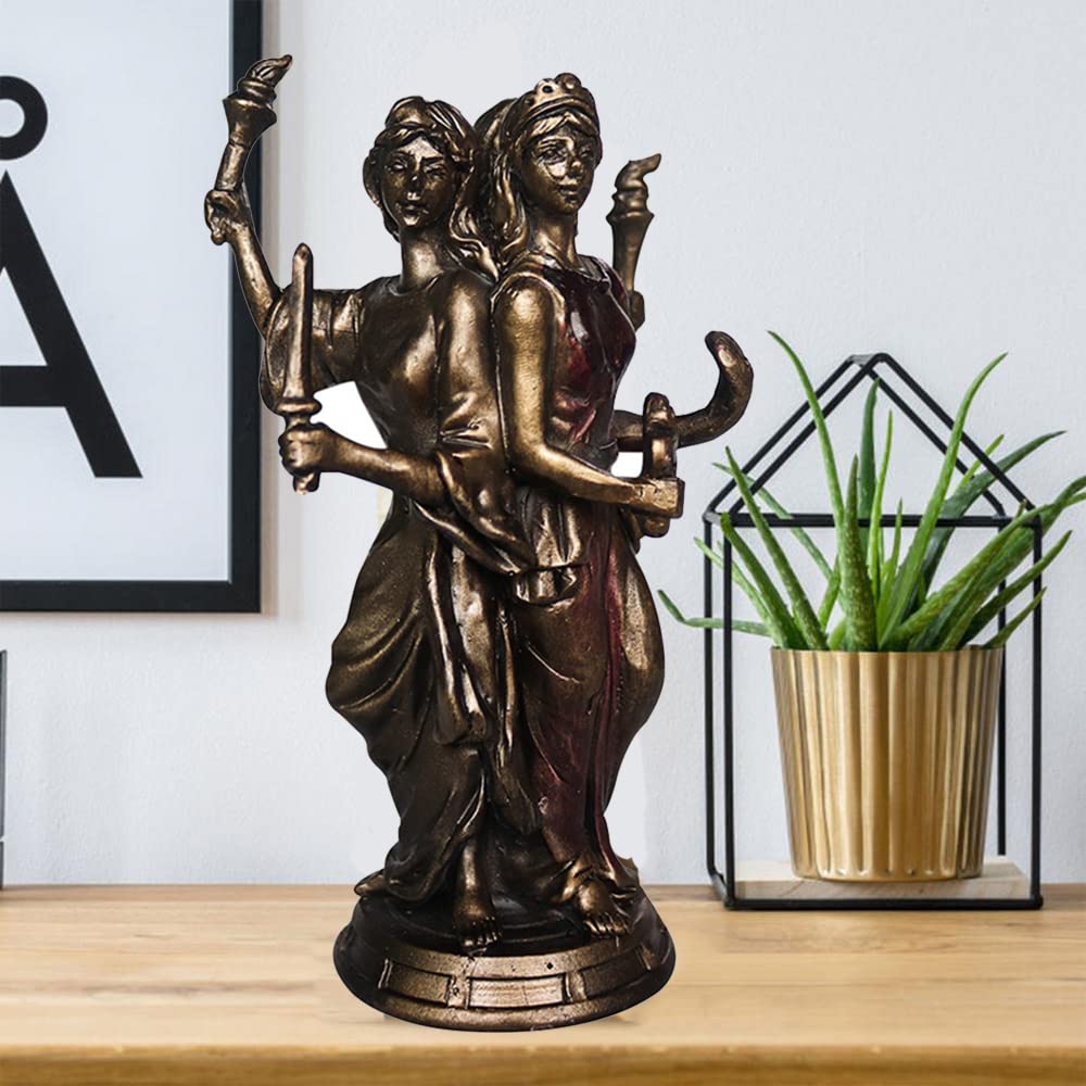 Amazon.co.jp: Dasing ヴィンテージ ギリシャ三女神 樹脂像 三重形状