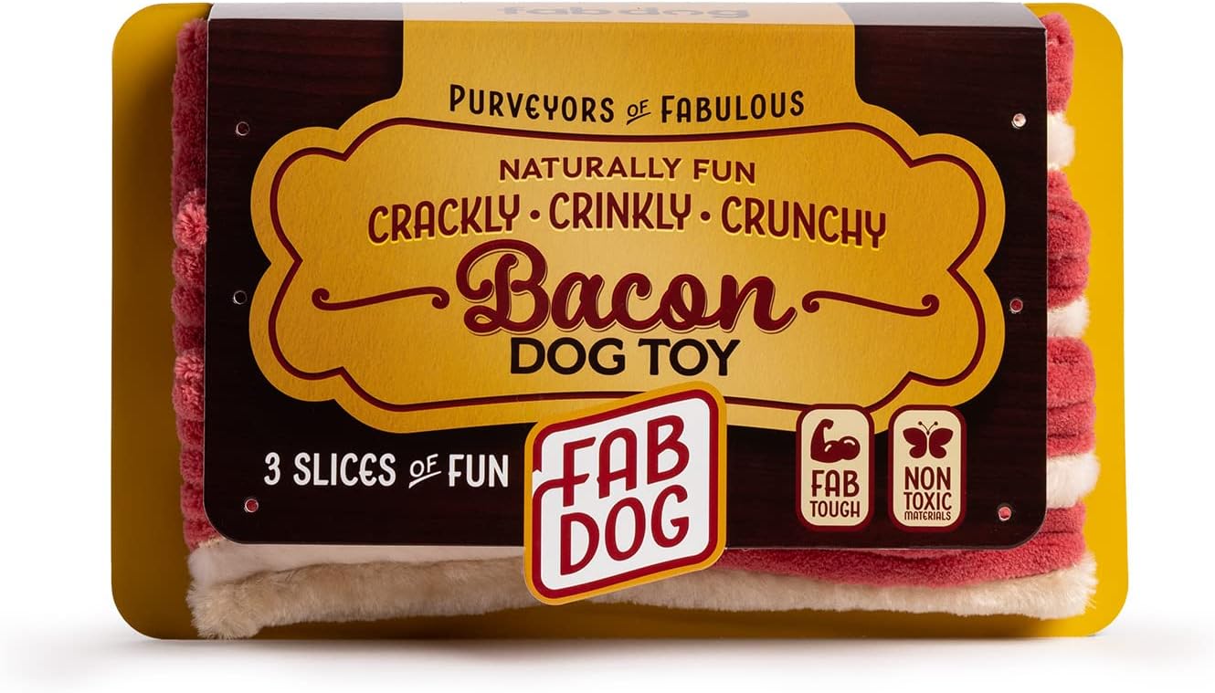 Bacon Dog Toy