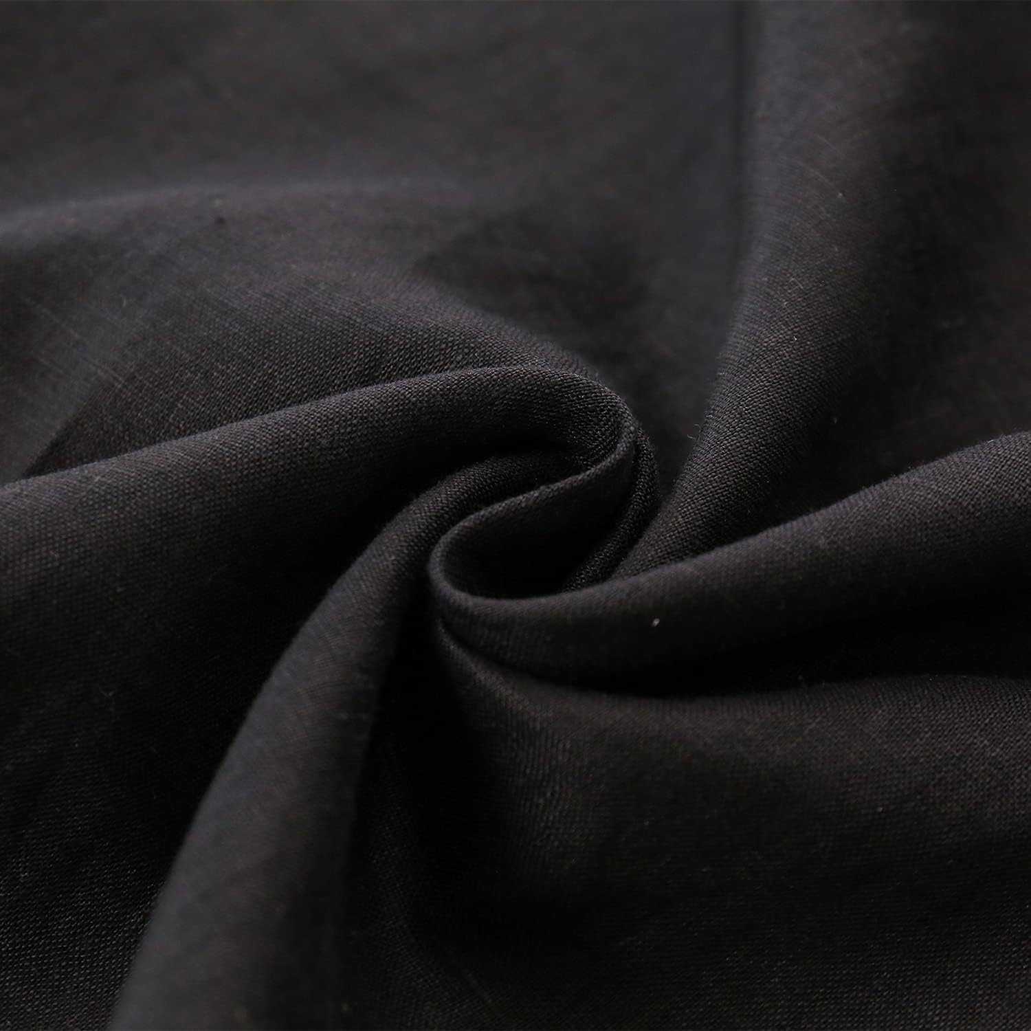 Amazhiyu 100% Linen V Neck Spaghetti Strap Sleeveless Summer Dresses with Slit - Image 5