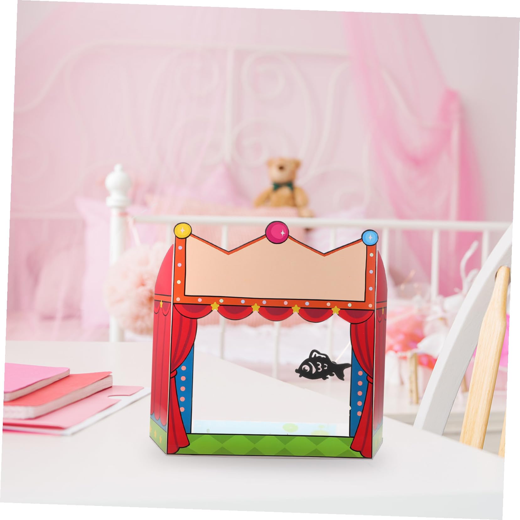 Kit Théâtre Marionnettes Ombres DIY Accessoires Artisanaux pour Spectacle Marionnettes Main Jeu Éducatif pour Garçon Fille et Adultes Découverte Traditionnelle Théâtre Chinois