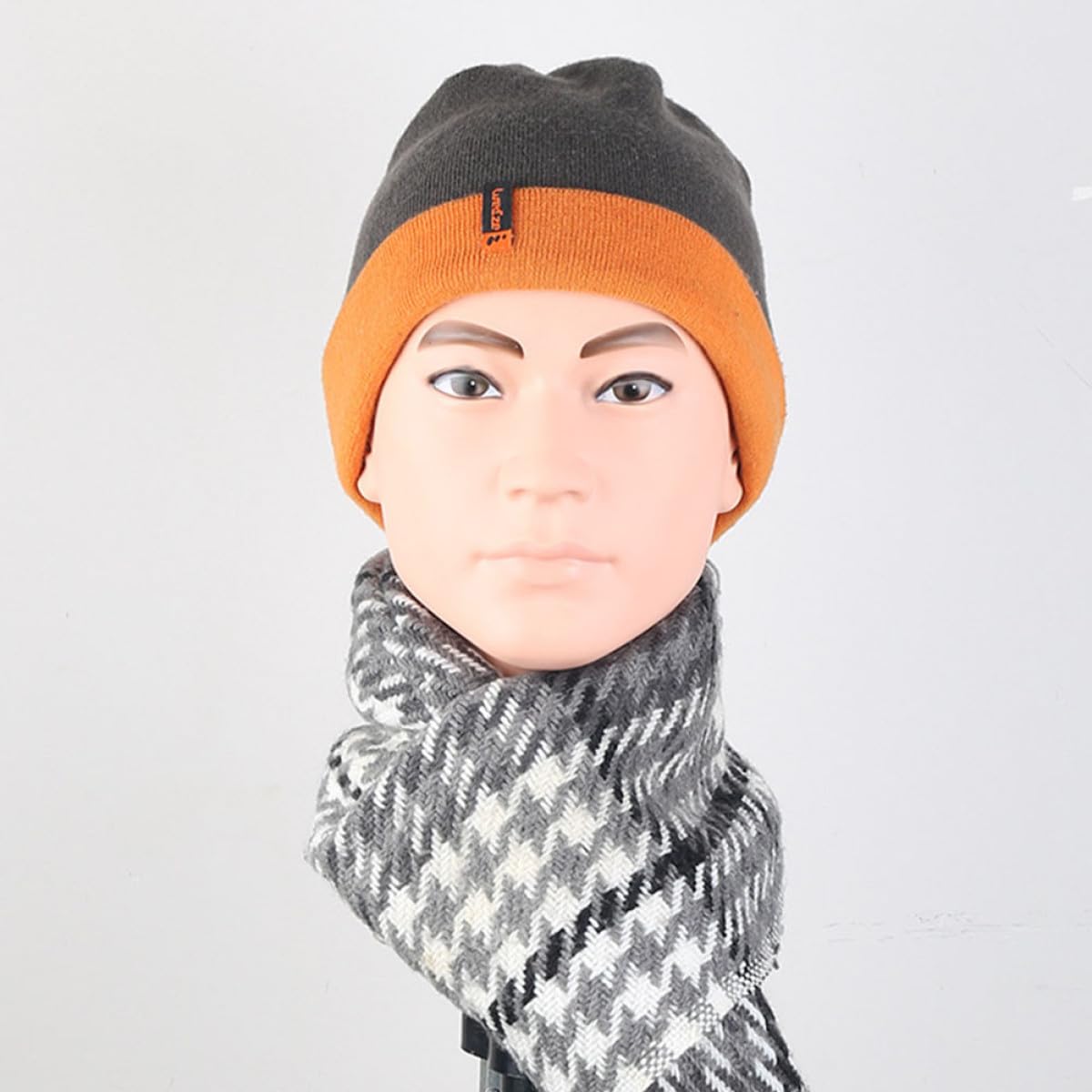 Ciieeo Mannequinkopfständer Glatzenkopf Modell aus Glattem Kunststoff Perücken und Hutdisplay für Salon und Zuhause Vielseitiger Perückenständer für Styling Trockenständer