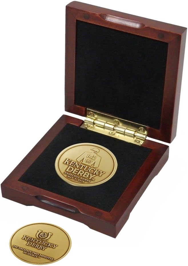 Indiana Metal Craft Kentucky Derby KD142 Coin in Box IMC-Retail