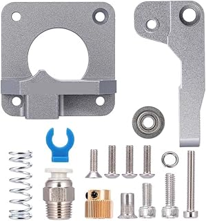 djkyu 3D Printer Part MK8 Extruder Aluminum Block Kits Gray Color Extruder 1.75mm Filament Fit For Ender/Fit For Creality Printer 3D