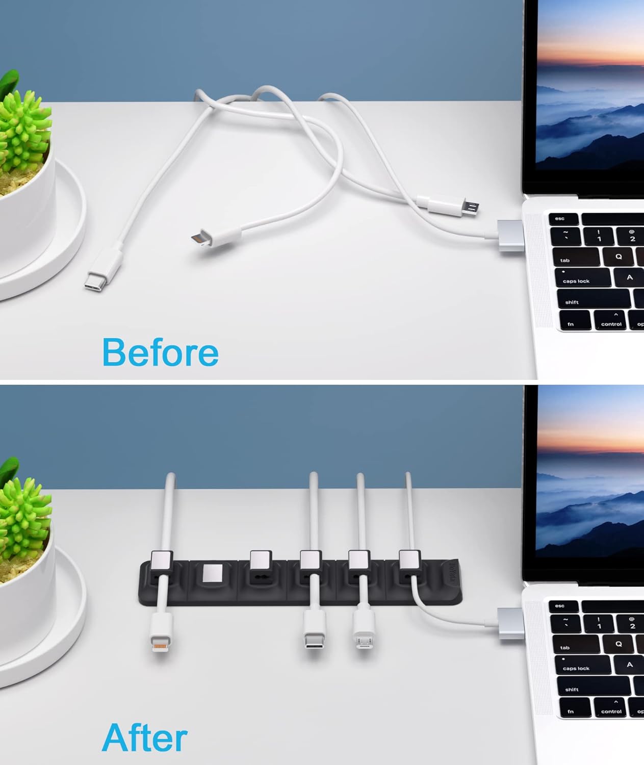 Cable Management, BoYata Cable Organizer, Cable Holder