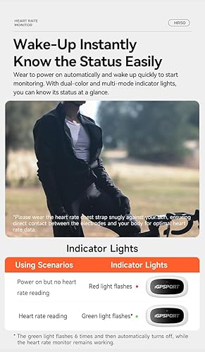 Miniatura 6 de iGPSPORT HRM Bluetooth y ANT+ para entrenamiento de fitness, correr, ciclismo, gimnasio y compatible con Garmin Polar Wahoo