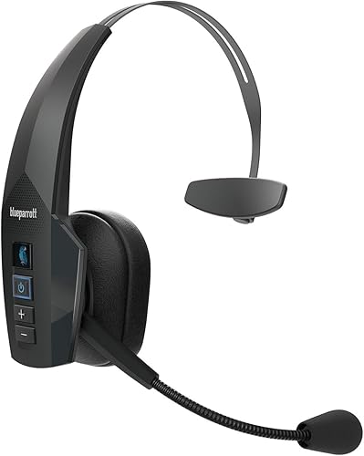 BlueParrott B350-XT Auriculares Bluetooth con cancelación de ruido, diseño actualizado con sonido líder en la industria y comodidad mejorada,