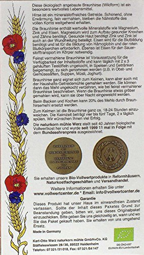 Braunhirse Werz ganz keimfähig, 5er Pack (5 x 500 g)