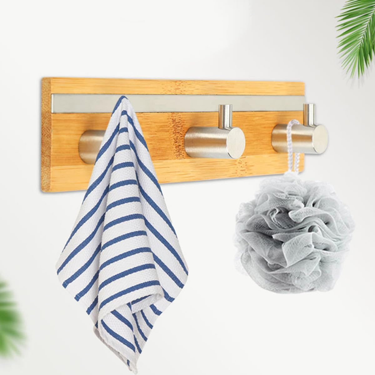 Ipetboom 1pc Punch-Free Adhesive Stainless Steel L-Shaped Coat Hooks, Square Wall Hangers for Hat and Clothing Storage, Heavy Duty, Damage-Resistant Organization image 4