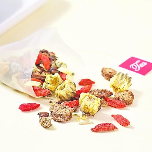 Miniatura 4 de SIFANGDA Chrysanthemum Cassia Seeds - Bolsas de té de 7.05 onzas (7.05 oz  0.28 oz × 25P) Té natural puro de hierbas para desintoxicación del