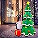 Twinkle Star Christmas Inflatables 7 Feet Xmas Tree with Gift Box Blow Up Indoor Outdoor Home Party Lawn Yard Garden Decorations