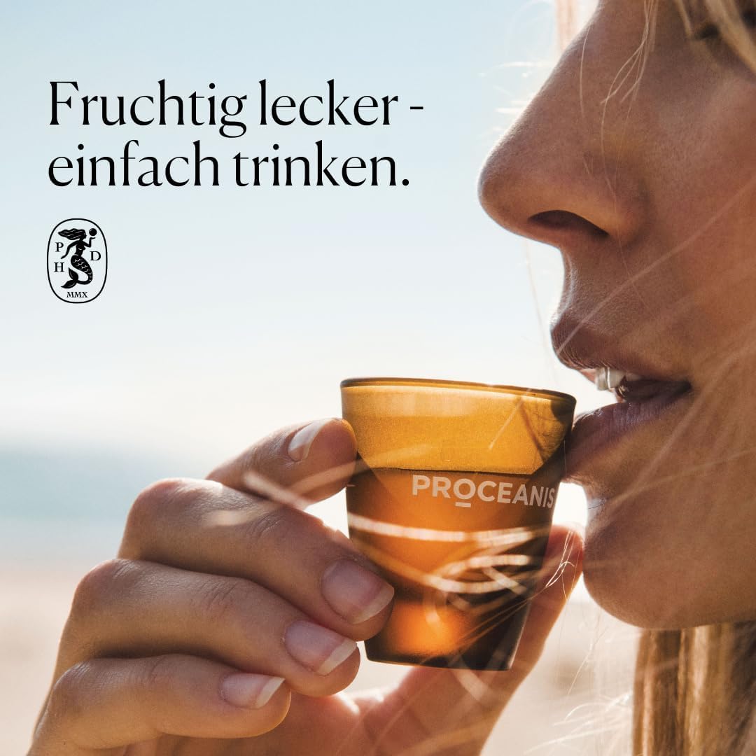 Marine Kollagen Ampullen zum Trinken - fruchtig lecker - Kollagenaufbau über Nacht - Premium Fisch Collagen Drink (10 Tage Skin Kur)