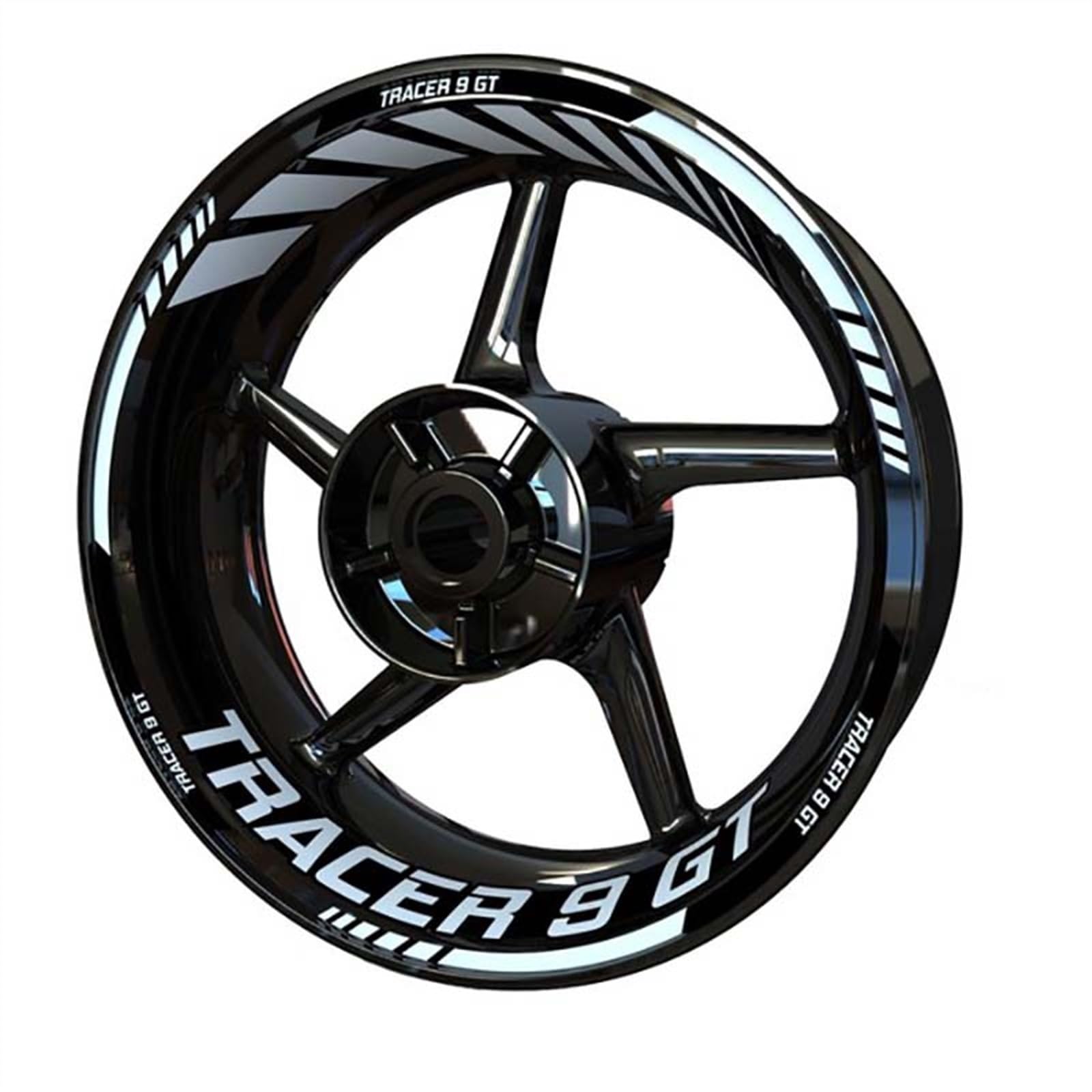 Motorcycle Accessories Wheel Sticker for Yamaha Tracer 9 900 7 Gt 9gt Motorbike Rim Decal Decorative(Color18)