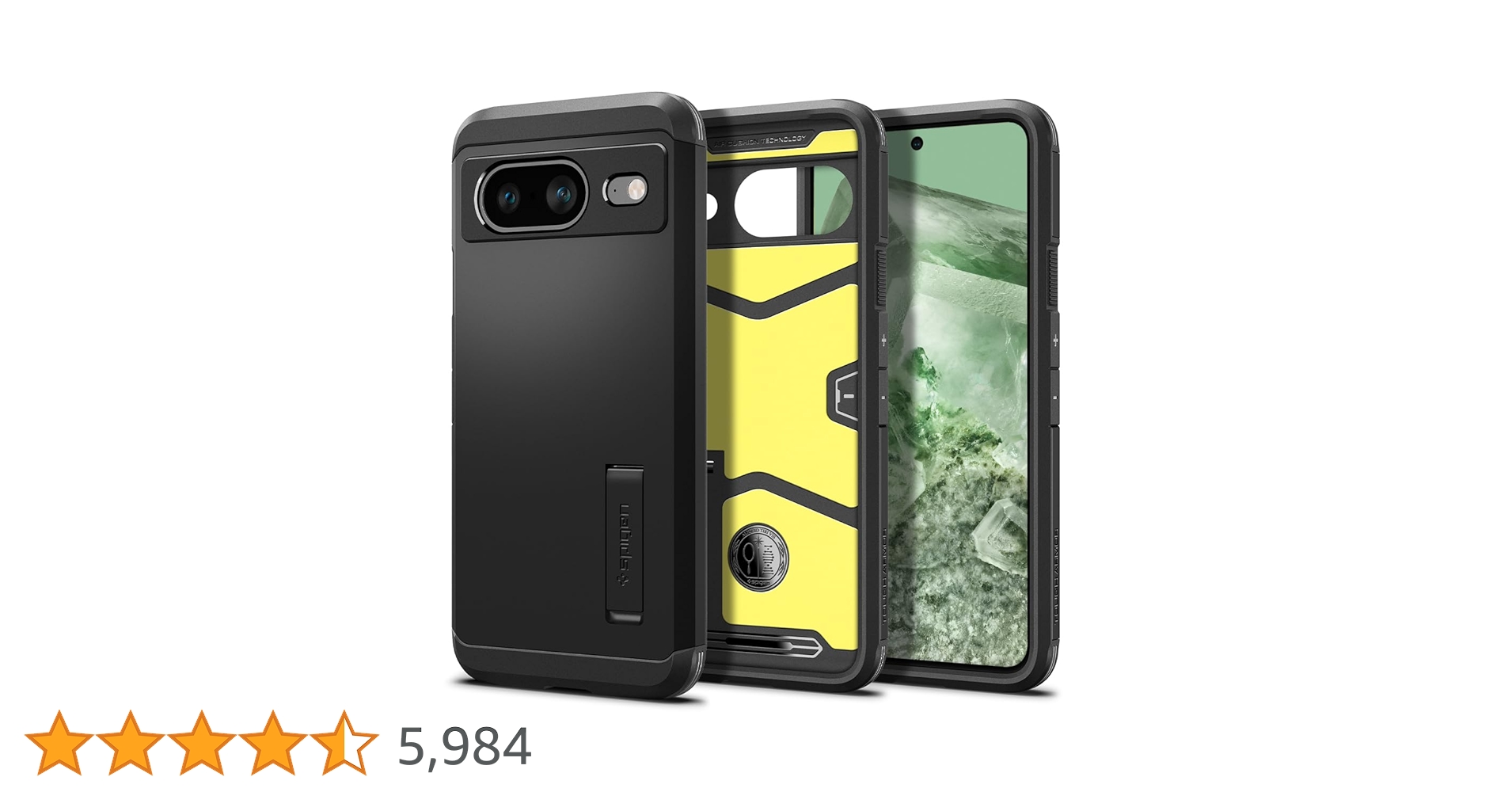 Amazon | Spigen Google Pixel8 ケース スタンド付き 米軍MIL