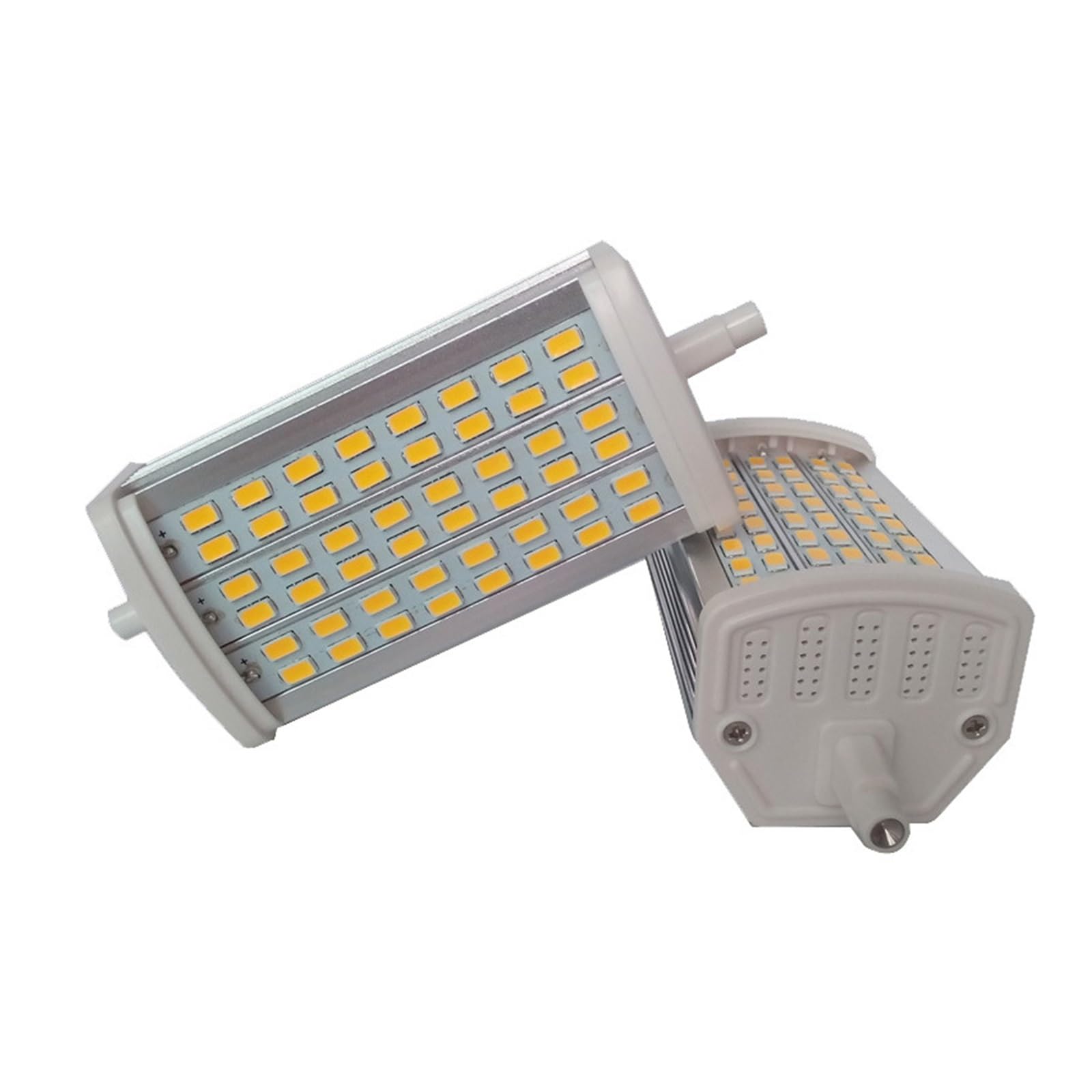 Lot de 2 ampoules LED à intensité variable R7S 14 W 3000-6000 K 118 mm 140 pour garages, entrepôts(Natural White 4000K)