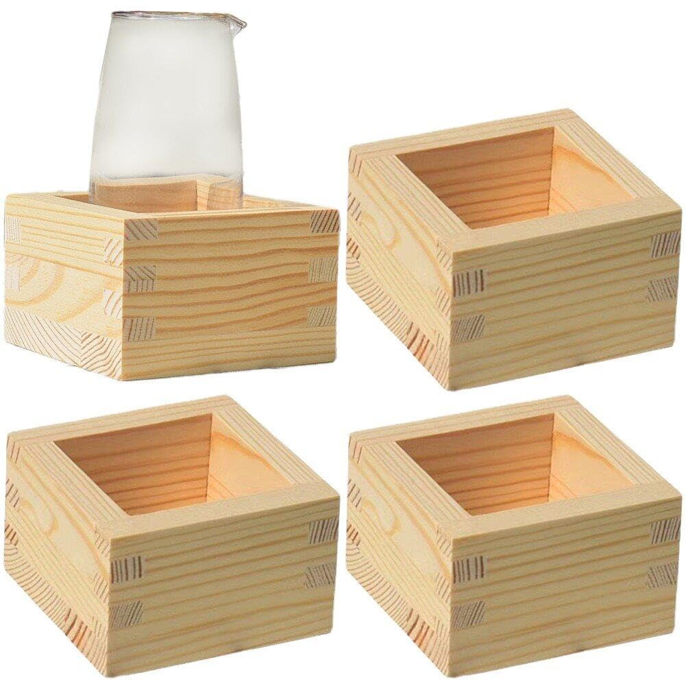 Tasse En Bois De Saké Fournitures De Culture De Saké Tasses À Saké En Bois Hinoki Tasses À Saké Japonaises Traditionnelles Masu Sake Masu Porte-gobelet À Saké Japonais Tasses À Thé À Saké Tasse À Saké