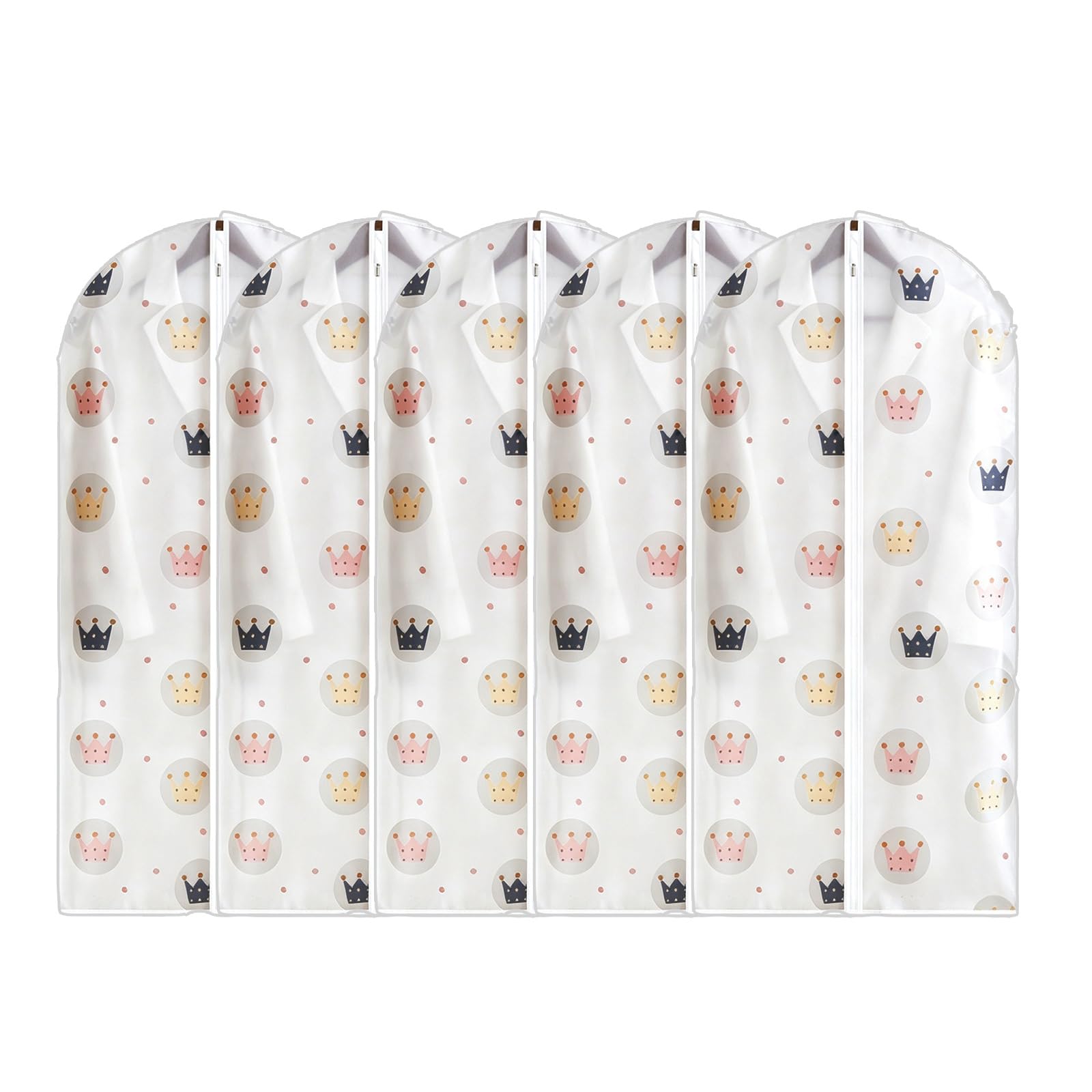 Fundas Ropa Armario Colgar EVA Bolsas para Guardar Ropa | Funda Transpirabl Prendas con Cremallera Suave Abertura para Percha para Vestidos Abrigos(60*120cm/24*47in)