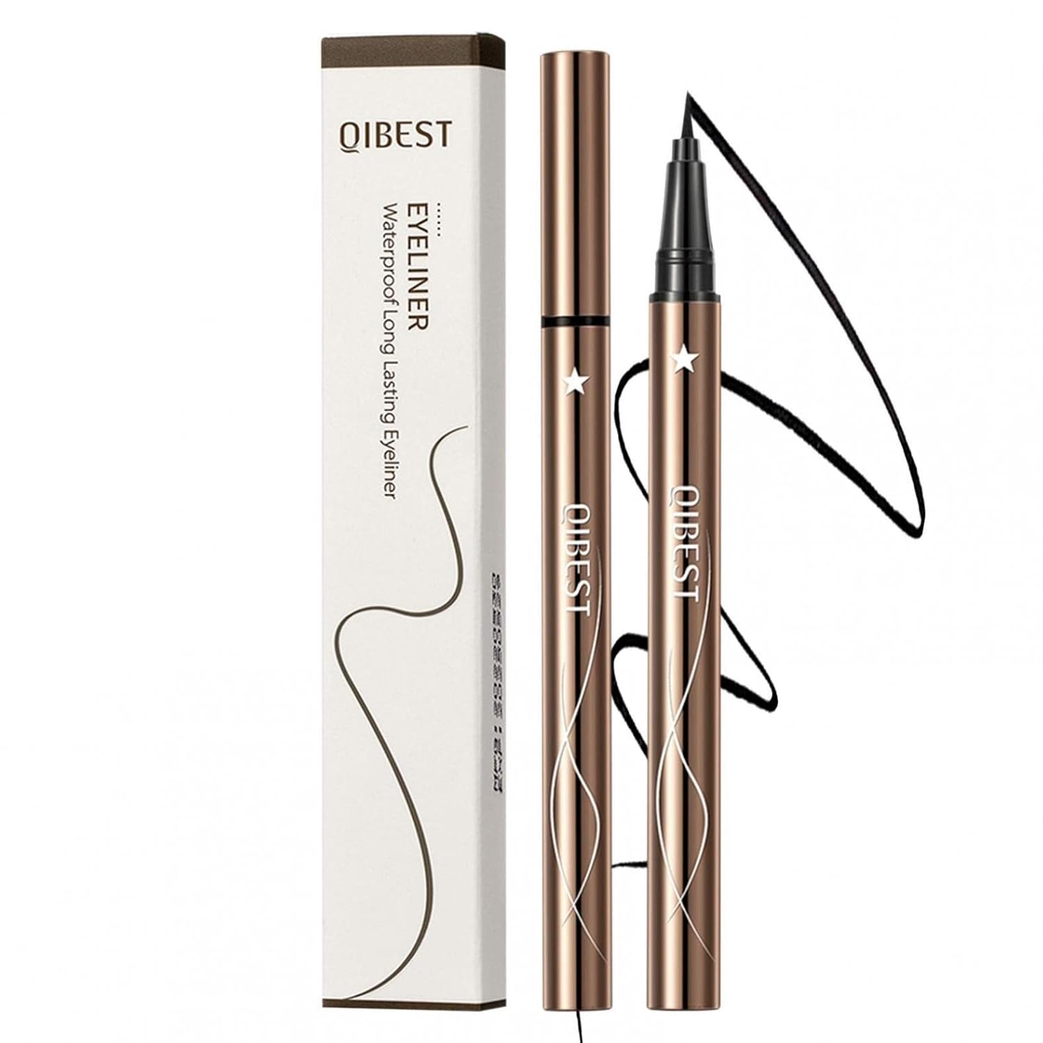 Liquid Eyeliner Pen Waterproof Smudge Proof Long Lasting