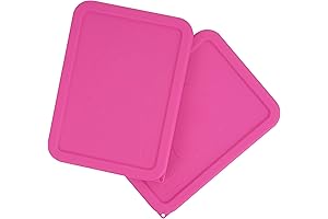 3 Cup Rectangle Silicone Pyrex Lids Replacement (pack of 2)