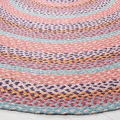 Tapete Ovalado Cape Cod 3'x5' Rosa y Azul miniatura 2