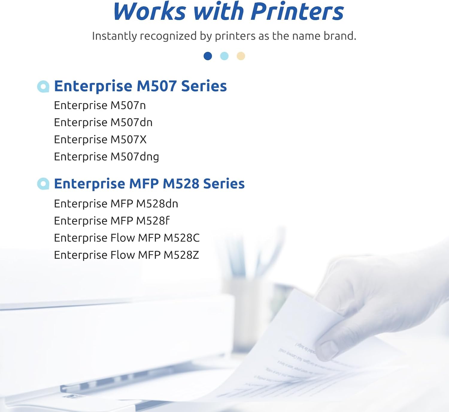 INK E-SALE 89A CF289A Toner Cartridge Compatible Replacement for HP 89A Toner Cartridge (with Chip) for HP Enterprise M507dn M507X M507dng MFP M528f M528c M528z M528 M507 Series Printer Ink, 1-Pack