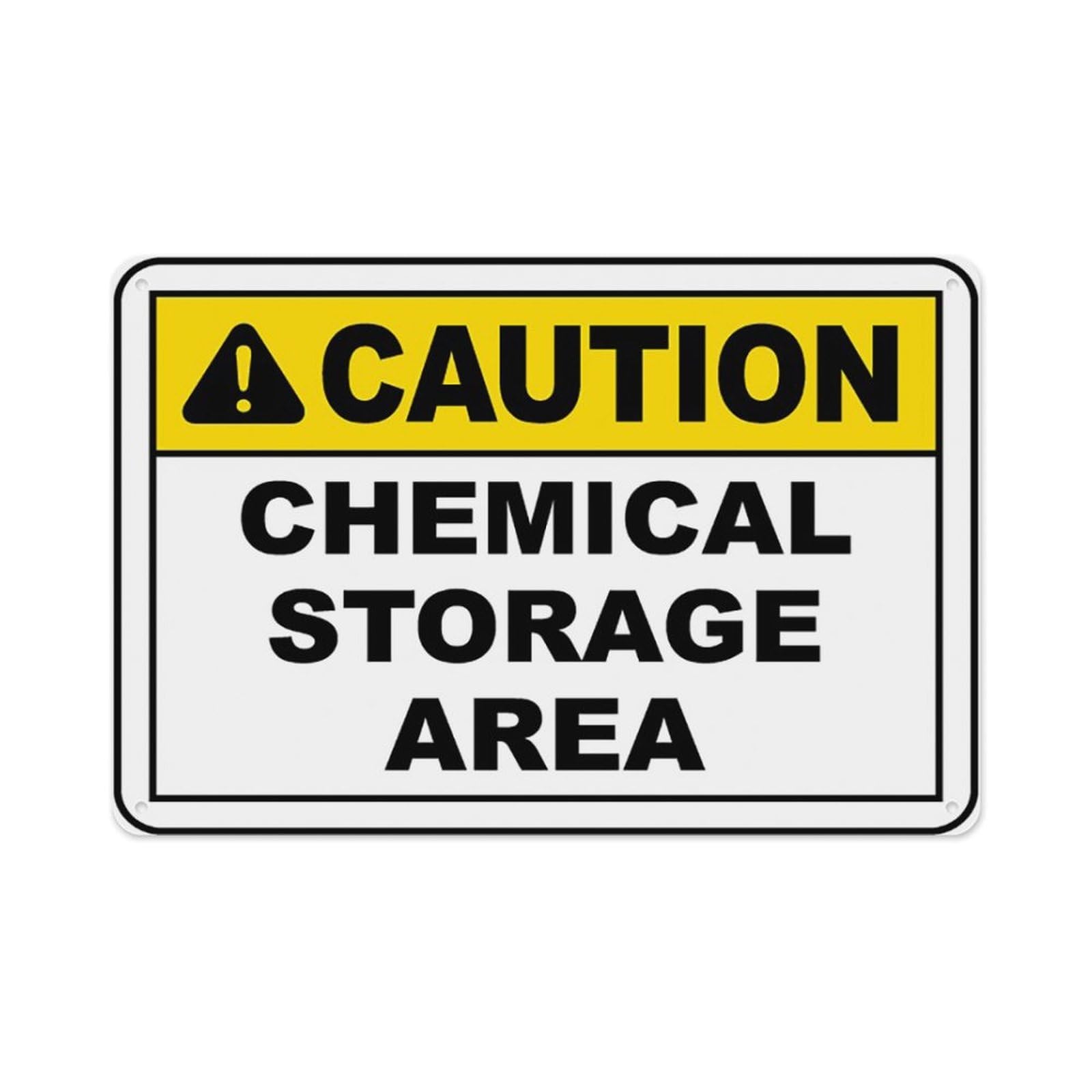 peiyeety Maryland Chemical Storage Sign Aluminum Tin Warning Signs For Home Outdoor Garden 8X12 Inches