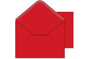 ASSTAONO-A7 5x7 Red Envelopes, 100 Pack