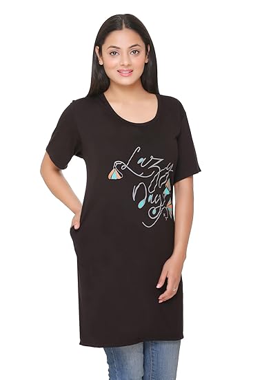 Womens long t shirt sleepwear Clearance