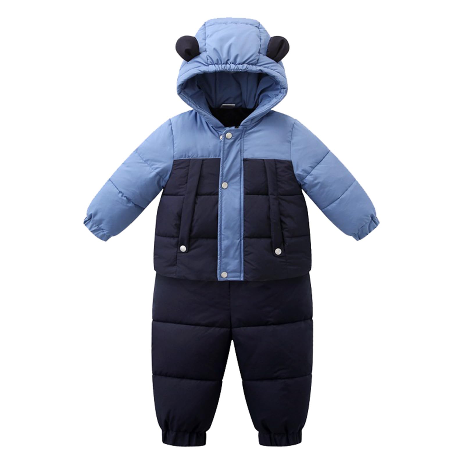 Generisch 2026 Bebé Invierno Espesar Abrigo con Capucha Chaqueta Traje de Nieve Niño a Prueba de Viento Cálido Mono Outwear Ropa de Nieve