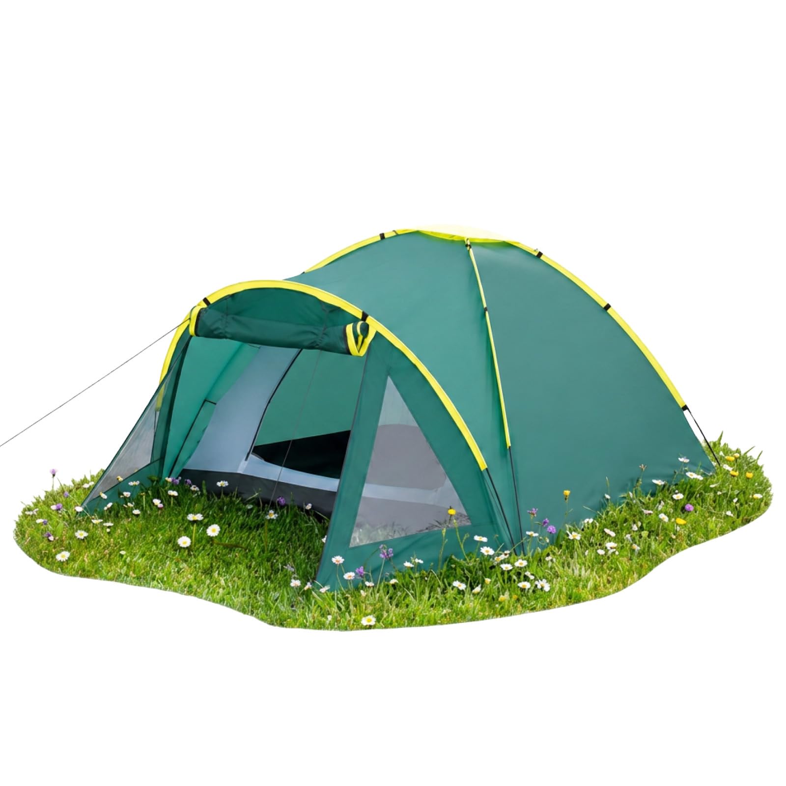 Kuppelzelt 3 Personen Campingzelt mit Vorraum Igluzelt Leicht
