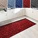 Produktbild Floori Küchenläufer | strapazierfähiger Teppich Läufer für Küche, Flur UVM. | Flurläufer in vielen Größen wählbar | 66x350 cm | rot