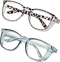 Vista 1 de LASMEX Elegantes gafas de seguridad para mujeres y niñas, gafas anti-vaho, gafas protectoras, gafas transparentes