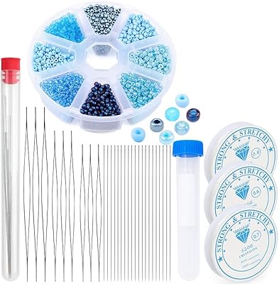 KAOBUY Beading Needles Pins Open Curved Needle Stainless Steel Self Threading Needle Pins for Beads Bracelet Jewelry Supplies