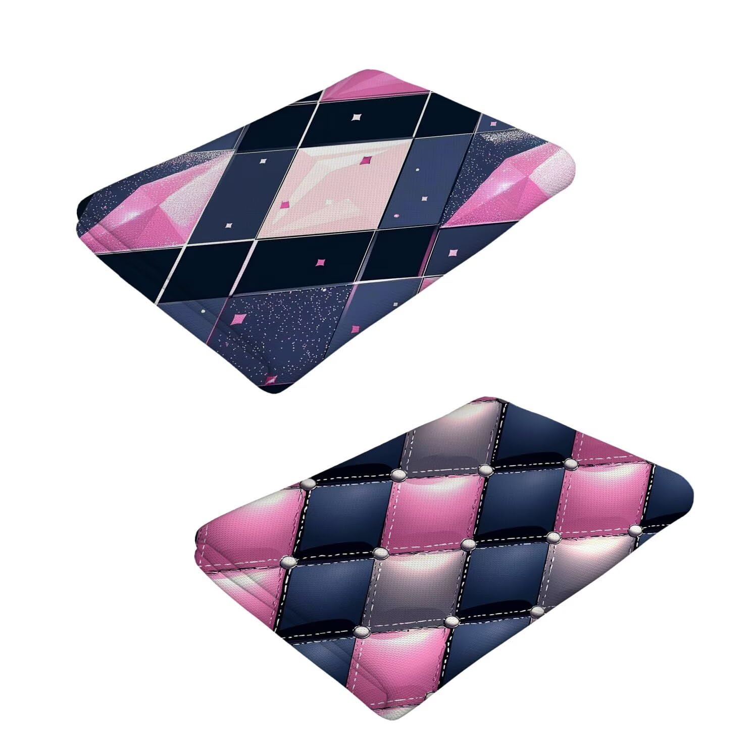 Telo Mare Microfibra Grande - 90 x 200 cm Telo Mare 2 Pezzi, Antisabbia, Asciugatura Rapida, Ultra Assorbente, Estate Spiaggia Asciugamani Bagno Asciugamano Microfibra, Donna Regali (Geometria) m-513