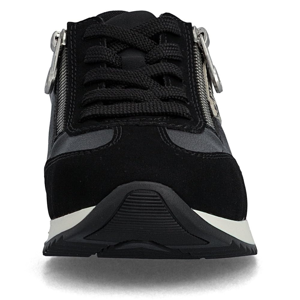 Rieker Damen Sneaker N1210, Frauen Schnürschuhe, lose Einlage