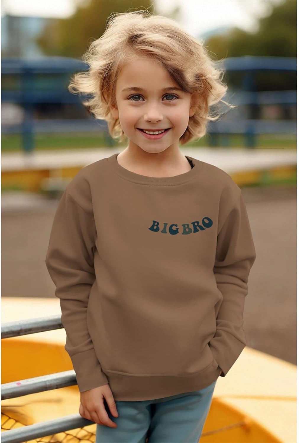 Big Brother Sweatshirt Toddler Boy Cool Big Bro Club Pullover Bro Announcement Crewneck Long Sleeve Shirt Fall Tops - Image 4
