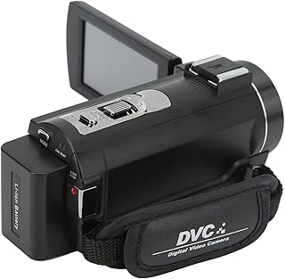 Câmera de vídeo digital HD, tela IPS de 3 polegadas 48MP 16x DV Photo Camera, gravação e filmagem de visão noturna fotográfica Full HD 2.7K.(EU)