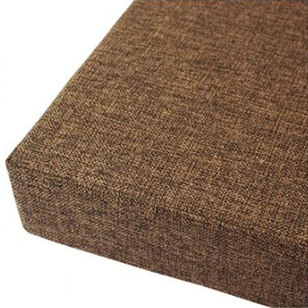 Chair Seat Cushions Pads Outdoor Indoor,thick 5/8/10cm Square Seat Pad Cushion Mat,40cm 45cm Washable Chair Cushions Pads (dark brown,40 * 40 * 10cm)