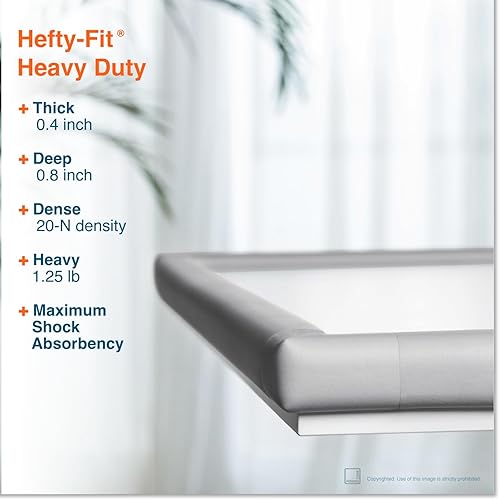 Miniatura 86 de Roving Cove "borde y Esquina Cojín de seguridad pre-taped esquinas; Premium childproofing Edge Corner Guardia – Niño seguridad seguridad en el hogar