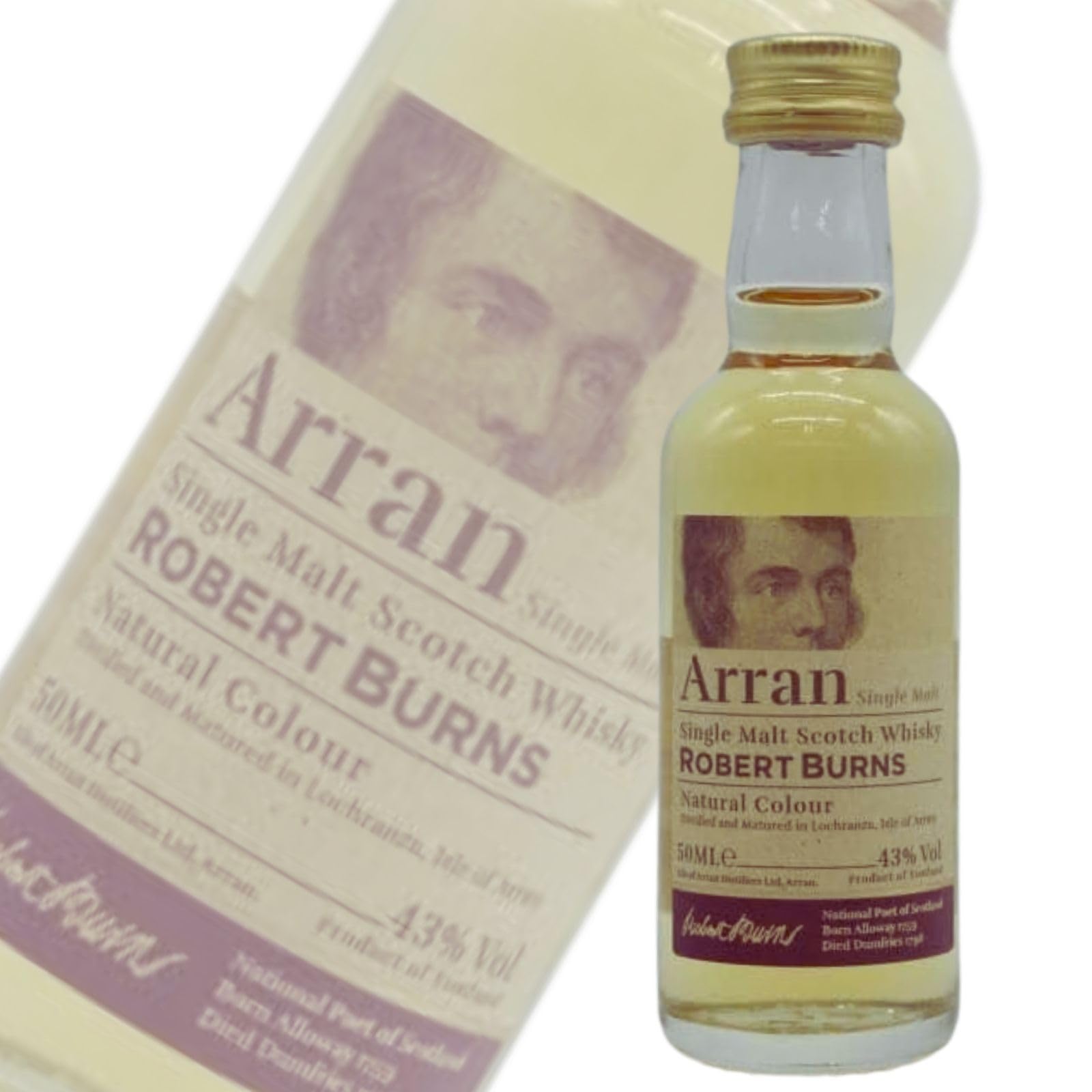 ウイスキー アラン10年、バレルリザーブ、ロバートバーンズ　3本セット Amazon.co.jp: ミニチュア ウイスキー 飲み比べ 4本セット アラン10年