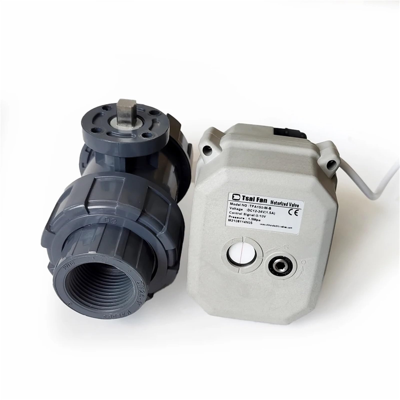 Válvula de agua de control automático DN20 para evitar cortes con su anulación manual
