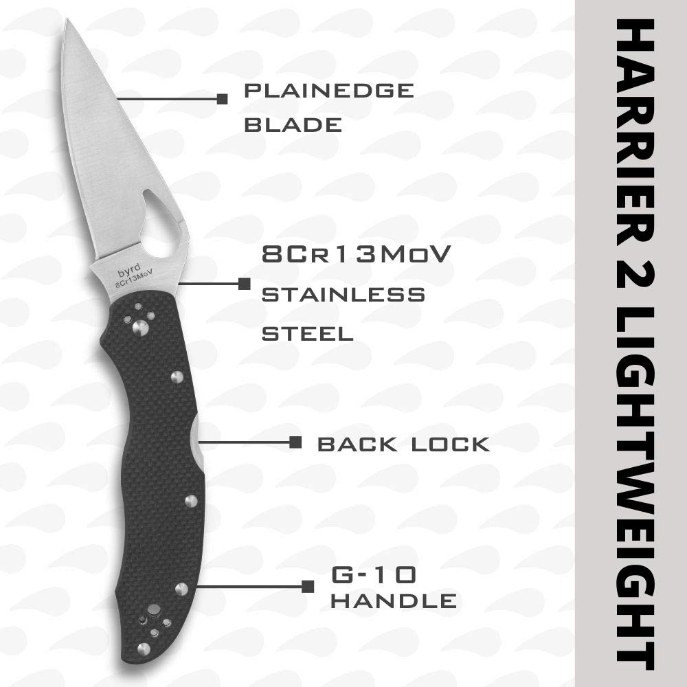 0 Spyderco Byrd Harrier 2 Lockback
