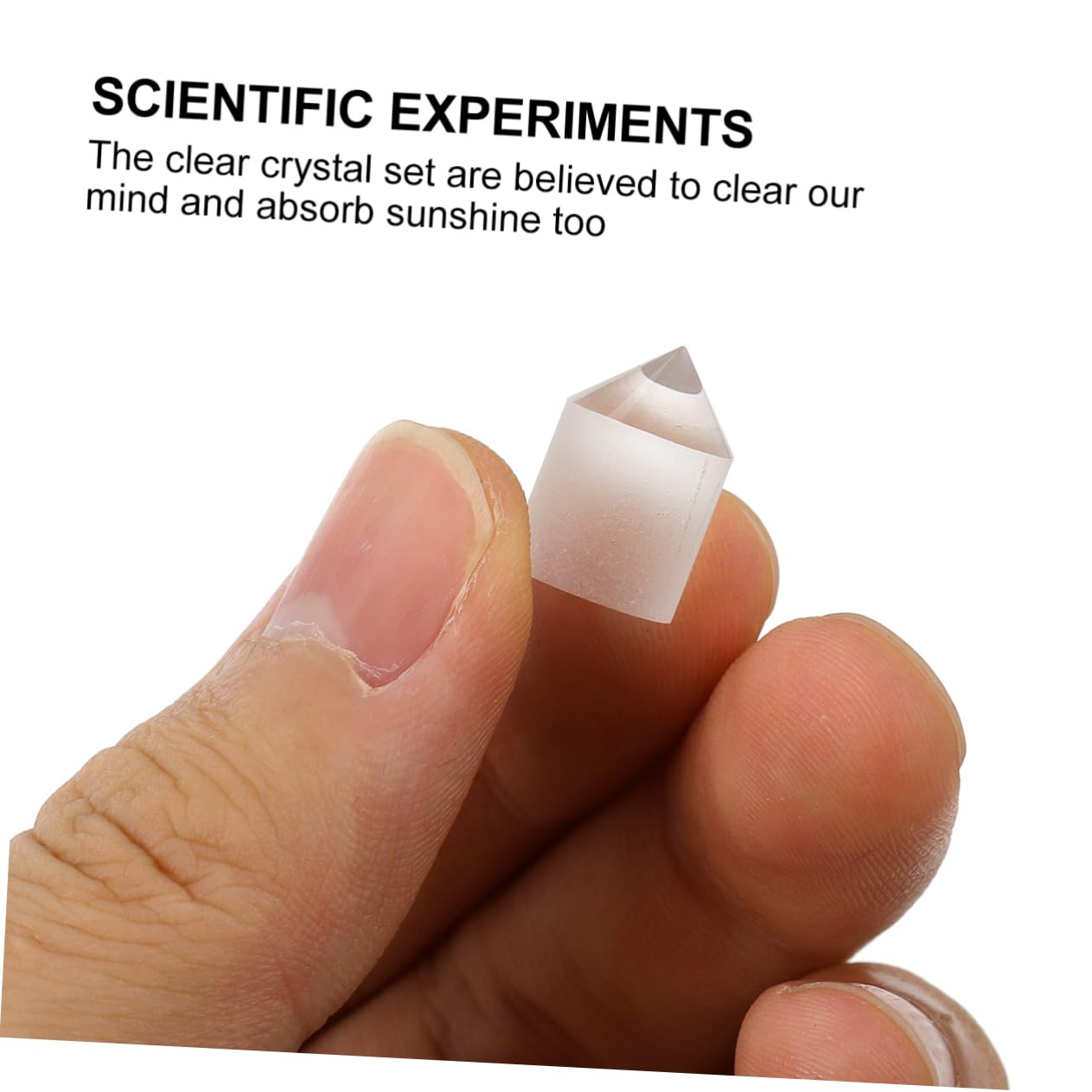 FUNOMOCYA Optical Prisms Set Conical Lens Sensor Teaching Photography Supplies Home Decor Physics Classroom Tools