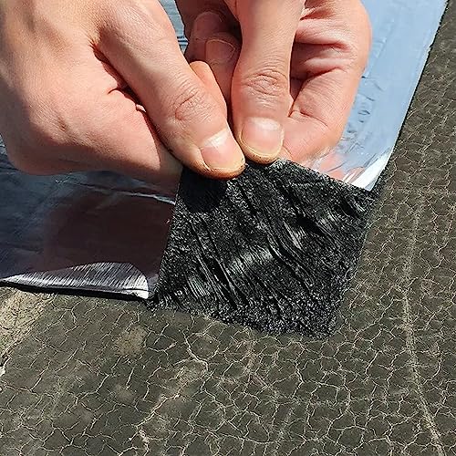 Cinta autoadhesiva impermeable para techos, ideal para proyectos de reparación de fugas e impermeabilización (1 x 1 m)
