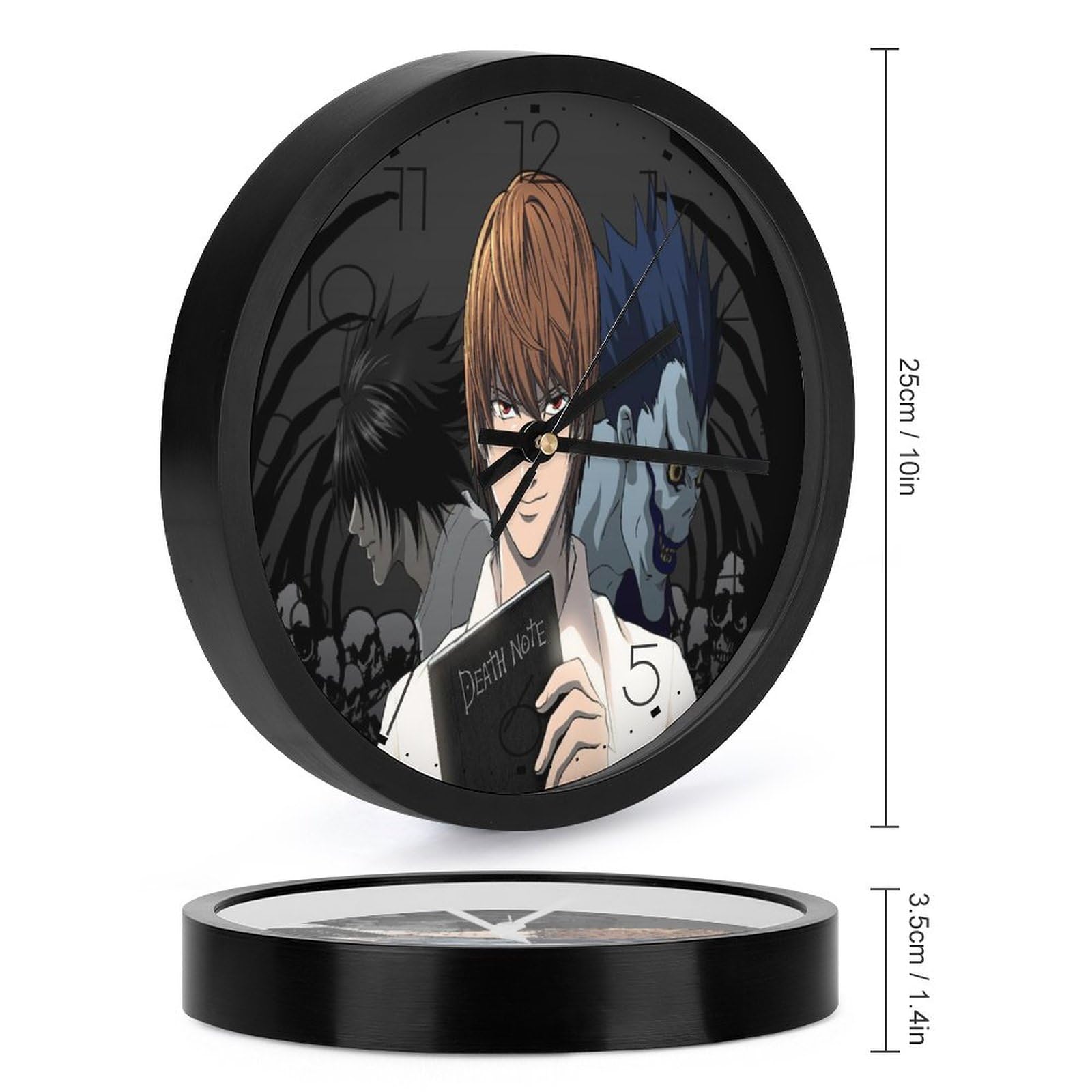 Amazon.co.jp: Death Note (5) Wall Clock, Stylish, Popular, Round