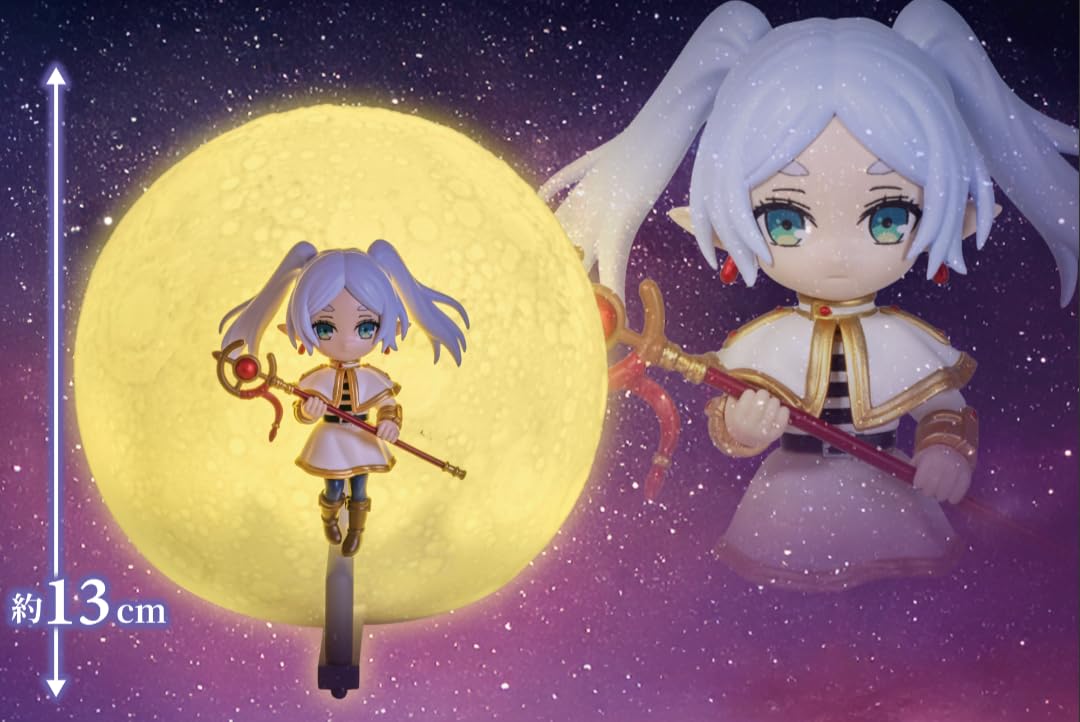 フリーレン フェルン フィギュア ルームライト むふー MAXIMATIC Amazon.co.jp: フリーレン ルームライト フィギュア 公式 約13cm（奥行