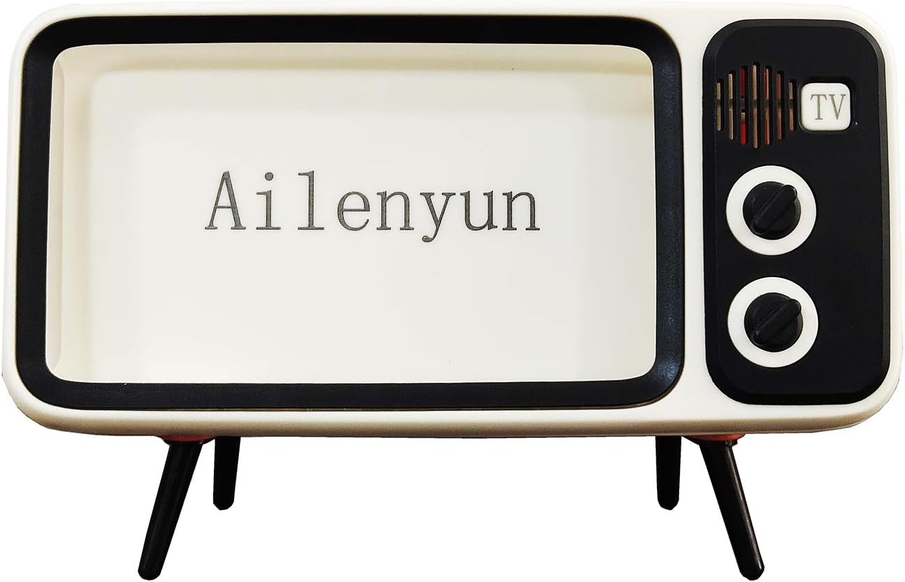 Ailenyun Phone Screen Bracket TV Style Mobile Phone Holder. with Speaker. for iPhone 8 Plus / 7s Plus/7 Plus / 6s Plus/ 6 Plus .A Idea Gifts for Family, Girl/Boy Friend.